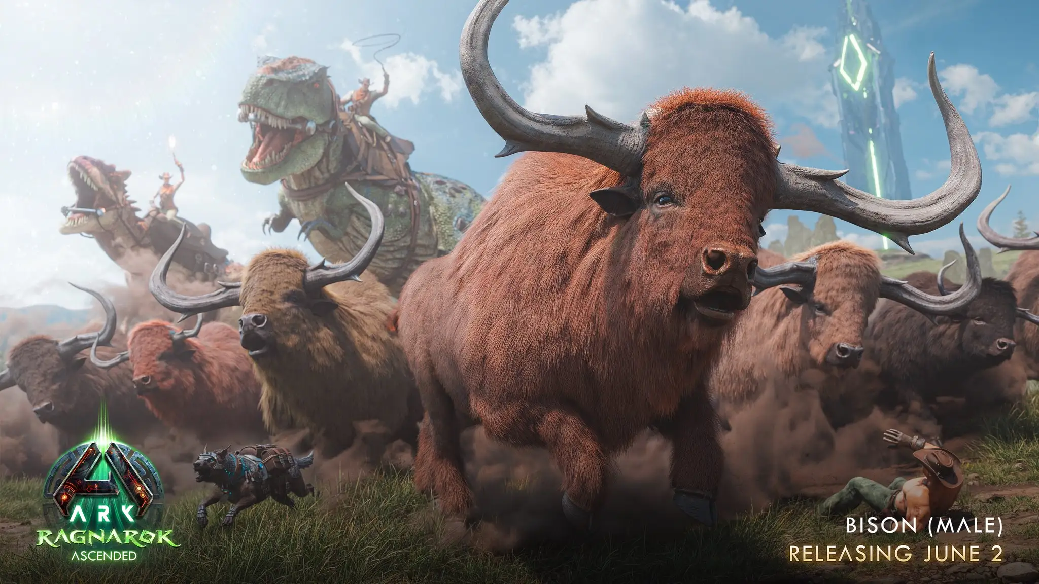 ARK: Survival Ascended Bison Drawing